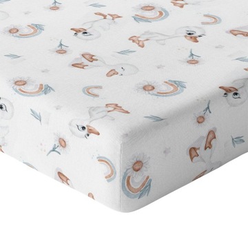 PRZEŚCIERADŁO DO ŁÓŻECZKA 160x80 Z GUMKĄ GRUBA BAWEŁNA 100% PRODUKT POLSKI