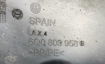 294 VW POLO IV 9N FACELIFT 2005 - PODBĚH PRAVÉ PŘEDNÍ 6Q0809958B