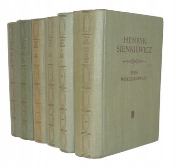 TRYLOGIA - Henryk Sienkiewicz TWARDE KOMPLET 1956 ilu. Szancer BDB