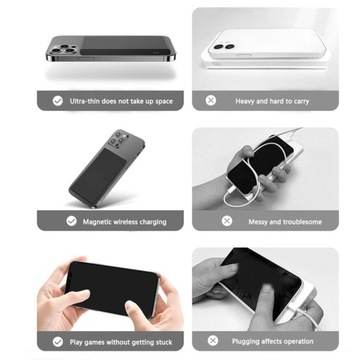 Магнитный блок питания 3 в 1, совместимый с iPhone и iWatch