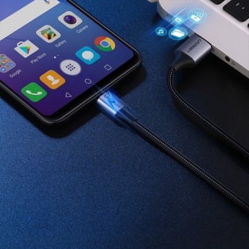 Кабель Ugreen USB-A - micro USB, 1 м, 2,4A QC 3.0