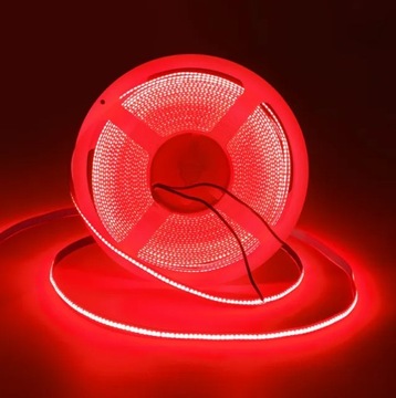 TAŚMA LED COB 12V LINIA ŚWIATŁA 320 CZERWONA 1M.