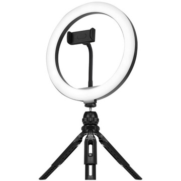 LAMPA PIERŚCIOWA LED DO ZDJĘĆ STATYW RING UCHWYT NA TELEFON