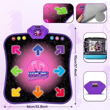Matt Musical Dance Mat для детей играет в интерактивную игру игры