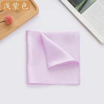 Natural 35cm Pure Silk Mans Pocket Square Handkerchief 100% Mulberry Silk