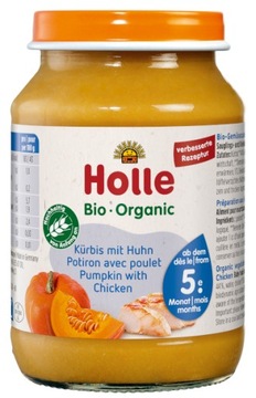 HOLLE BIO Полезная тыква с курицей и рисом