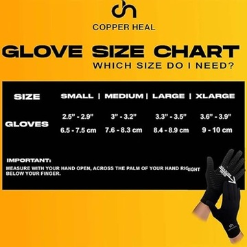 ПЕРЧАТКИ COPPER HEAL ТЕРАПЕВТИЧЕСКИЕ С МЕДЬЮ ОТ АРТРИТА М