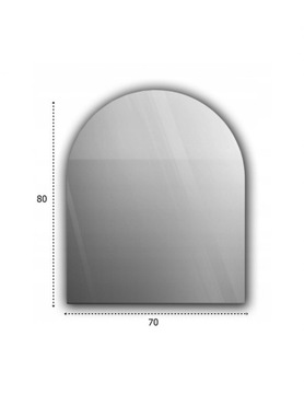 Закаленное стекло под каминной плитой 80x70 см. Графит