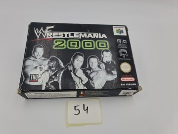 NINTENDO 64 WRESTLEMANIA 2000 КОРОБКА PAL VERSI