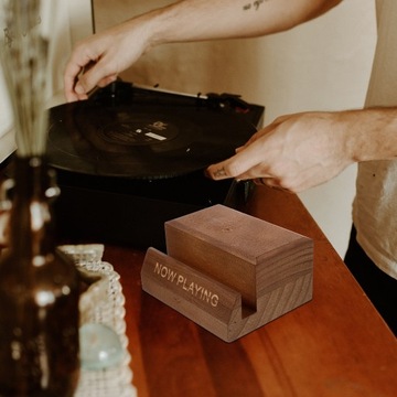 Подставка для виниловых пластинок Виниловые пластинки Альбомы Деревянный винил
