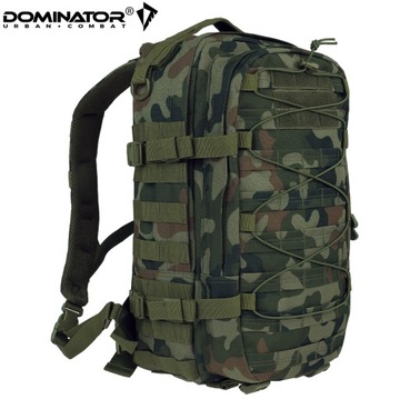 РЮКЗАК ВОЕННЫЙ ТАКТИЧЕСКИЙ ДОМИНАТОР EDC MOLLE MORO PL WOODLAND wz.93 30л