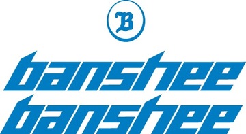 BANSHEE naklejki na rower zestaw 113A