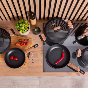 Набор индукционных сковород Valdinox Spartan 20/24/28 с антипригарным покрытием