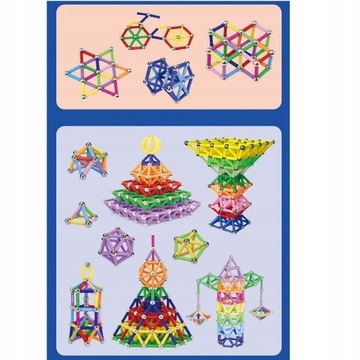 МАГНИТНЫЕ БЛОКИ 158 ЭЛЕМЕНТОВ ФОРМА ЧЕМОДАНА