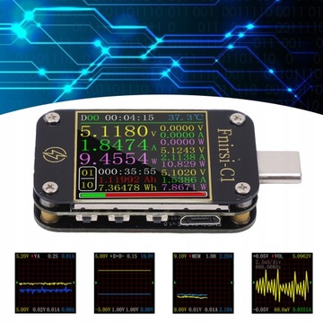 FNIRSI-C1 Тип C PD-триггер USB-тестер напряжения