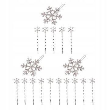 Dziewczęca spinka do włosów Snowflake Bobby