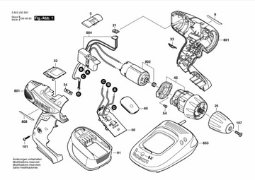 Модуль электроники BOSCH для отвертки PSR18Li-2