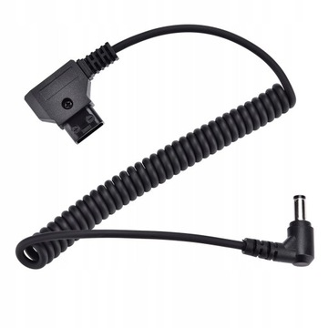 D Tap B Typ męski na kątowy DC 5.5x2.5mm Adapter