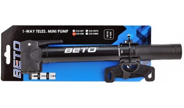 Телескопический велосипедный насос с манометром AV DV SV