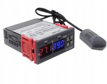 Termohigrometr STC-3028 24V
