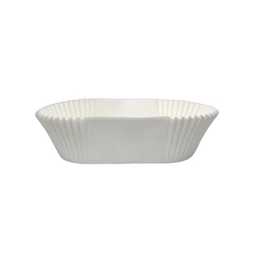 Papilotki keksowe białe 168x76x64 mm - 100 szt.