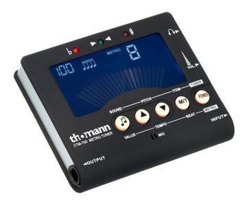 Хроматический метро-тюнер CTM-700, метроном Thomann