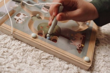 МАЛЕНЬКИЙ ГОЛЛАНДСКИЙ МАГНИТНЫЙ ЛАБИРИНТ ИГРА НАВЫКОВ ФЕРМА МАЛЕНЬКАЯ ФЕРМА ДЕРЕВНЯ