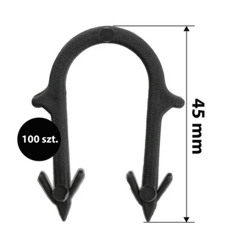 100x НАПОЛЬНЫЕ ЗАЖИМЫ 45 мм PEX Крепления для подогрева пола