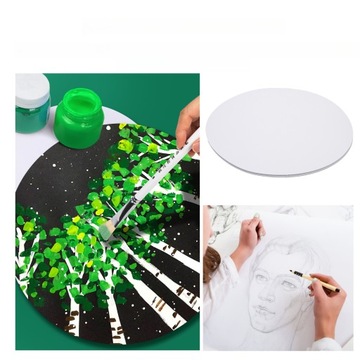 КРУГЛАЯ ЧЕРТЕЖНАЯ БУМАГА 50 ШТ.