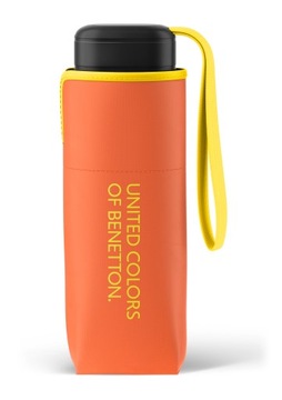 Benetton Ultra Mini Flat Dragon Fire Mała lekka parasolka