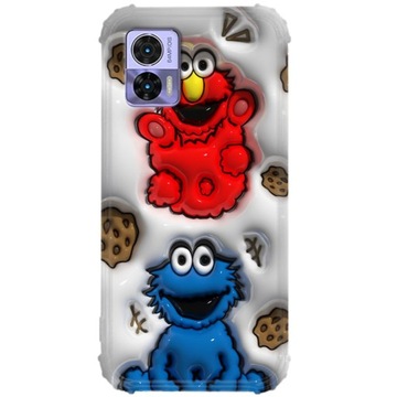 ETUI ANTISHOCK do MOTOROLA EDGE 30 NEO Iluzja Trójwymiaru Zwierzątka Wzory