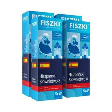 ZESTAW FISZKI – kurs HISZPAŃSKI XXL (A1-B2)