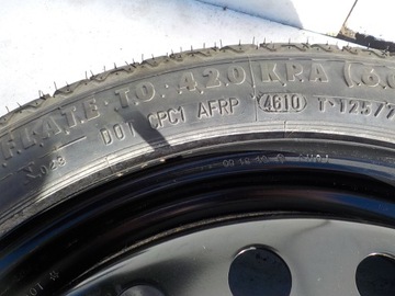 SAAB 95 9-5 10R KOLO DOJEZDOVÉ 17'' 125/70 R17 13235015 13235024