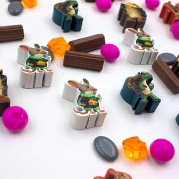 Наклейки Meeple: набор наклеек от Everdell