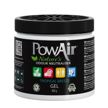 PowAir ŻEL neutralizator zapachów TROPICAL REEZE + G R A T I S