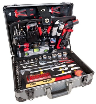 AIRPRESS WALIZKA NARZĘDZIOWA Z WYPOSAŻENIEM 127PC 75255