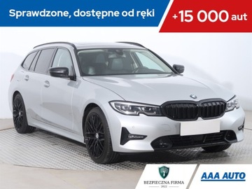 BMW Seria 3 G20-G21 Touring 2.0 320d 190KM 2019 BMW 3 320 d, Serwis ASO, 187 KM, Automat, Skóra
