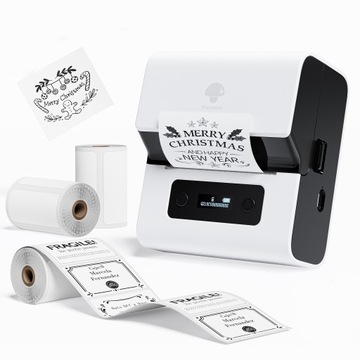 Phomemo Label Maker- With 3pcs Labels M221 Address Label Printer 3 Inch