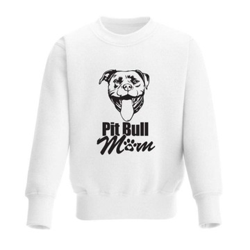 Bluza damska PITBULL MOM S-XXL biała