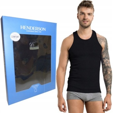HENDERSON podkoszulek męski 1480 CLASSIC czarna XL