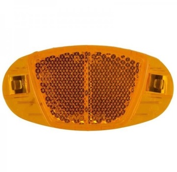 Велосипедный отражатель на спицы, 4 шт, оранжевый