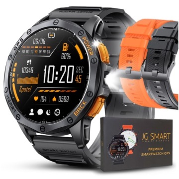 SMARTWATCH MĘSKI GPS MENU POLSKIE WODOODPORNY SPORT ROZMOWY SMART WATCH PL