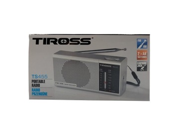 ПОРТАТИВНЫЙ FM/AM-ТЮНЕР TIROSS RADIO НА АККУМУЛЯТОРЕ