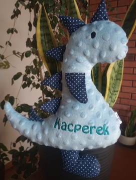 Спальное место с динозавром для ребенка, много цветов + вышивка имени