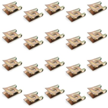 20x BLASZKA SPINKA MONTAŻOWA UNIWERSALNA NADKOLE ZDERZAK OSŁONY