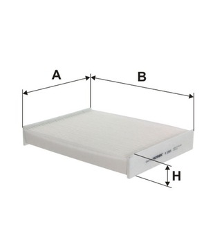 FILTRON K 1355 FILTR VENTILACE PROSTORU SPOLUJEZDCE