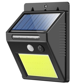 Lampa solarna 48 led cob czujnik zmierzchu lampka ZWY