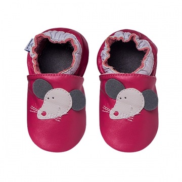 PAPUTKI - papcie kapcie buciki skóra mysz XXL 27