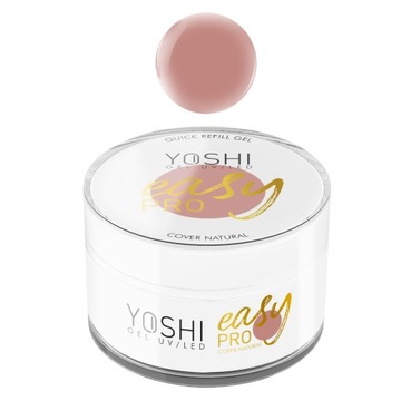 YOSHI Żel Easy PRO Gel UV LED COVER NATURAL 50 ml