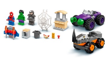 LEGO MARVEL 10782 Столкновение машин Халка и Носорога